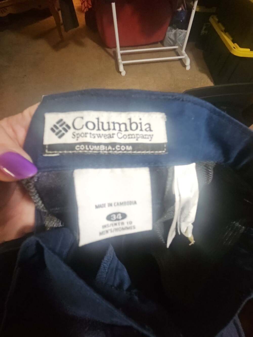 Columbia Sportswear Shorts Size 34 Blue - Picture 4 of 4